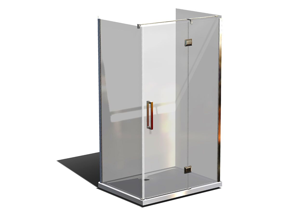Reece Kado Lux Shower System 1200mm X 900mm Rear Outlet Chrome