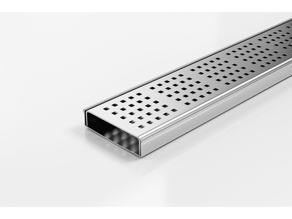 reece Kado Lux Square Shower Channel Kit Satin 1000mm