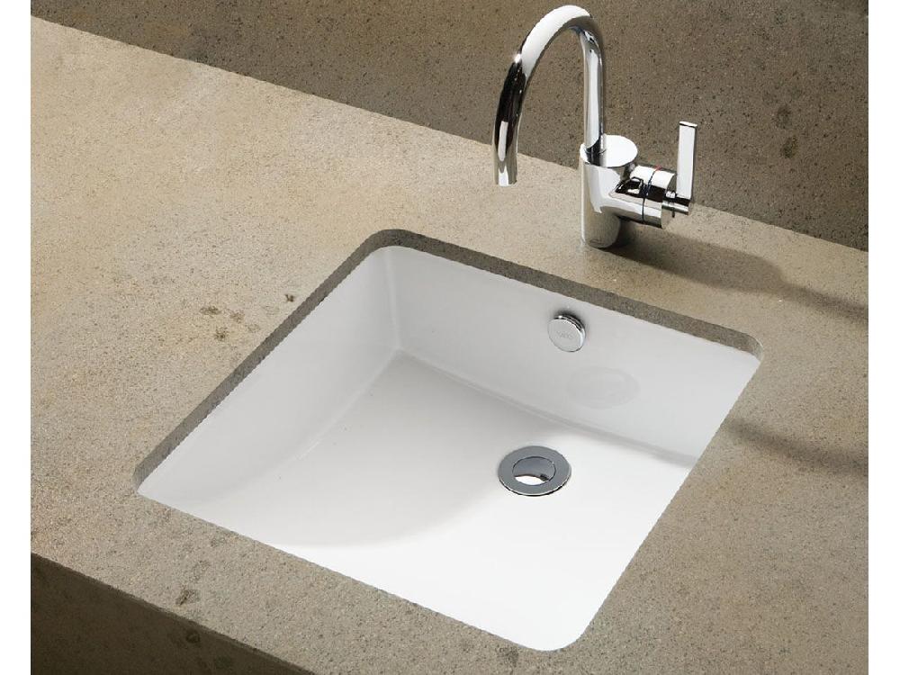 reece Kado Lux Under Counter Basin No Taphole 425mm with Overflow White reece Kado Lux Under Counter Basin No Taphole 425mm with Overflow White