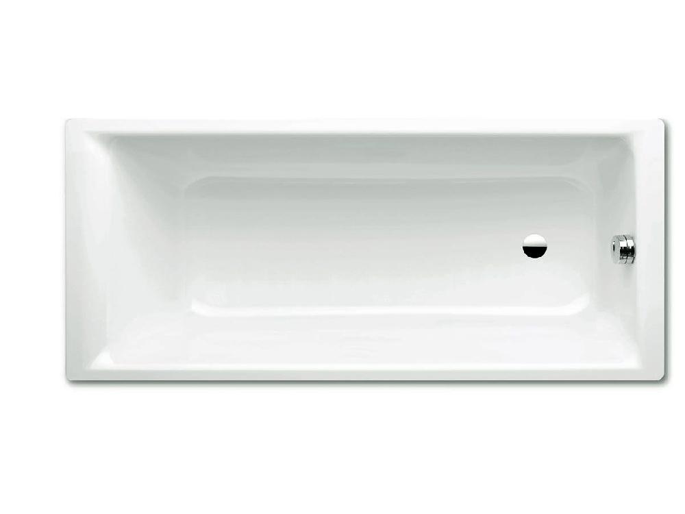 reece Kaldewei Puro Inset Bath with Overflow 1700mm x 750mm White and Chrome