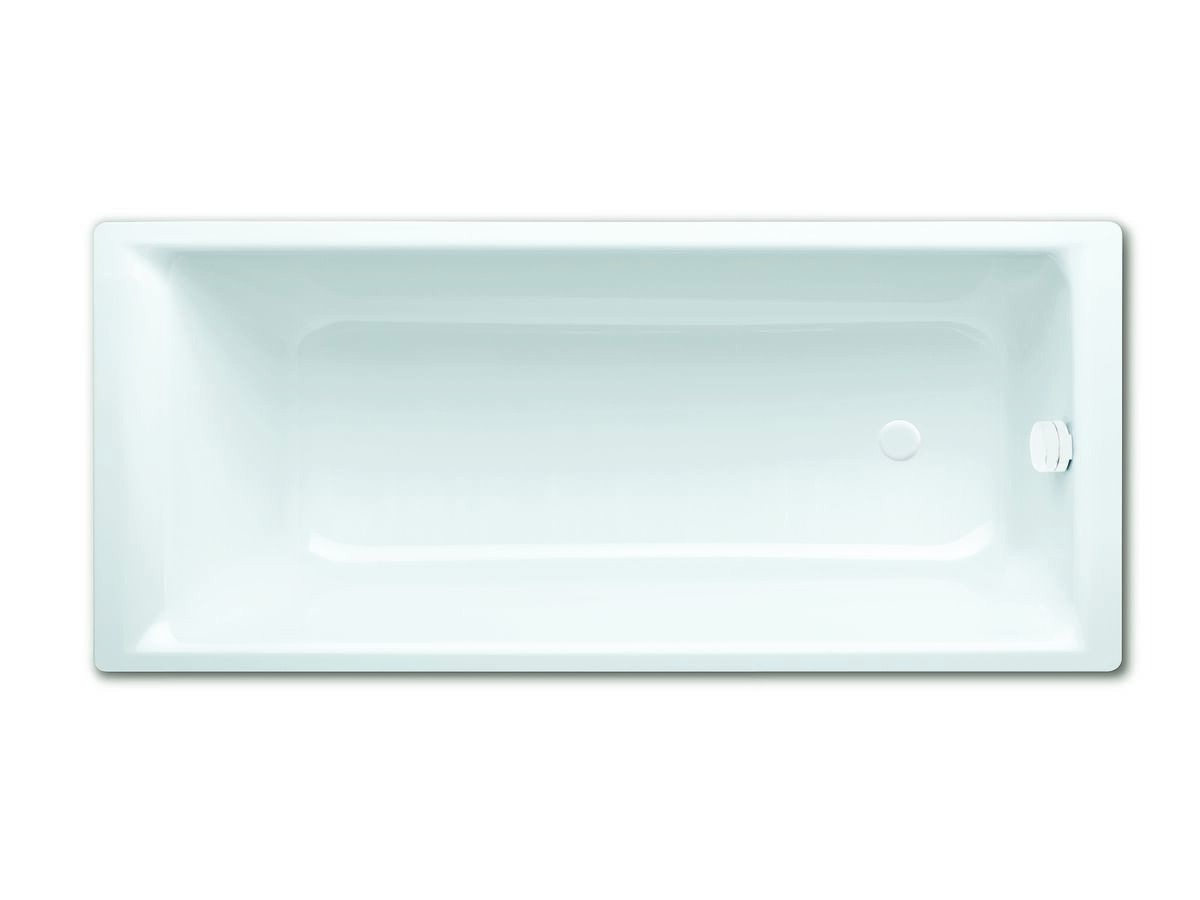 reece Kaldewei Puro Inset Bath with White Overflow 1800mm x 800mm White