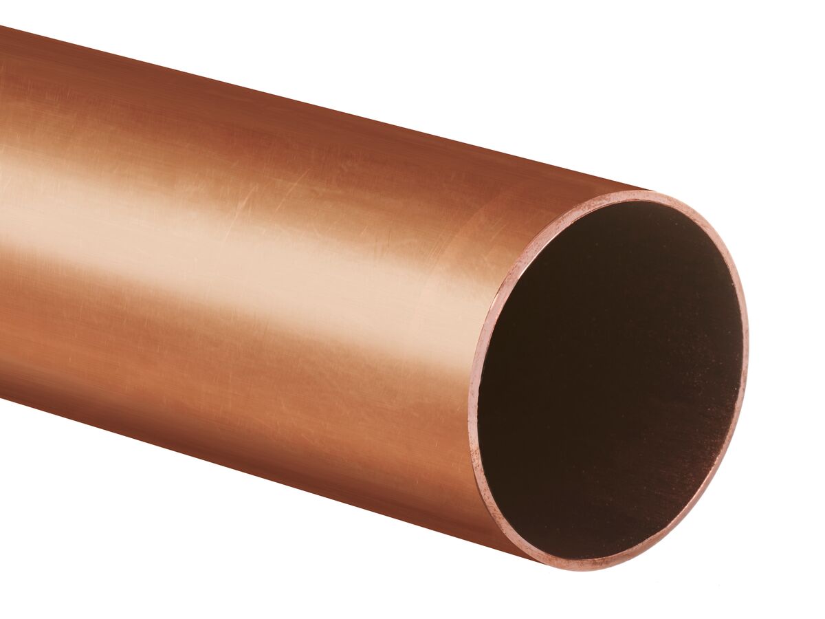 reece Kembla Hard Drawn Copper Tube 50mm x 1.63mm x 6mtr Plain Type A