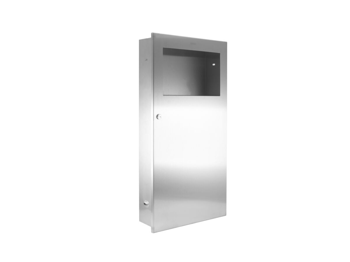 reece KWC Commercial Recessed Waste Receptacle Stainless Steel