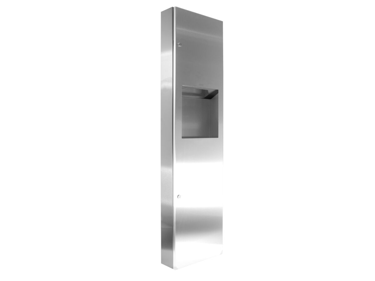reece KWC Commercial Surface Combination Unit 19 Litres Stainless Steel (Paper Towel Dispenser and Waste Receptacle)