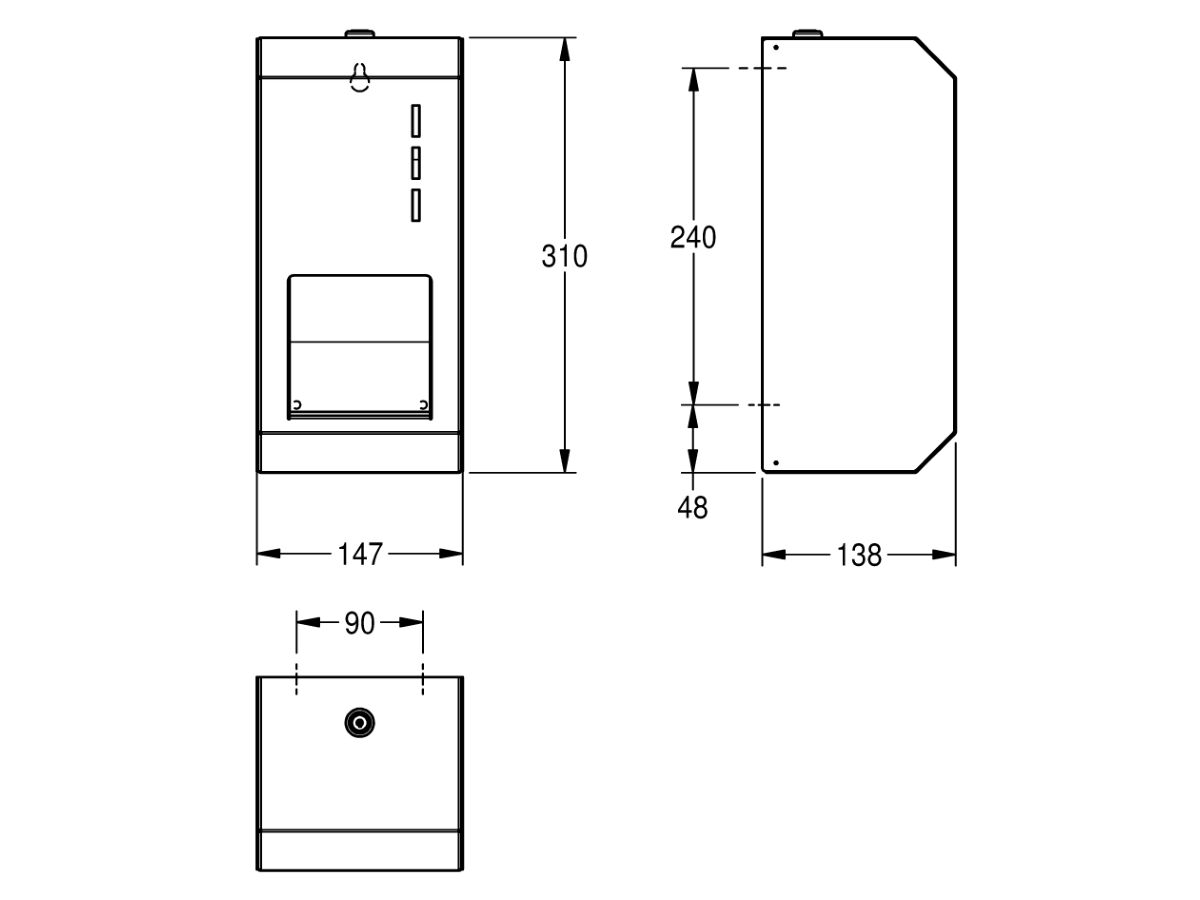 Reece KWC Commercial Toilet Roller Holder Stainless Steel