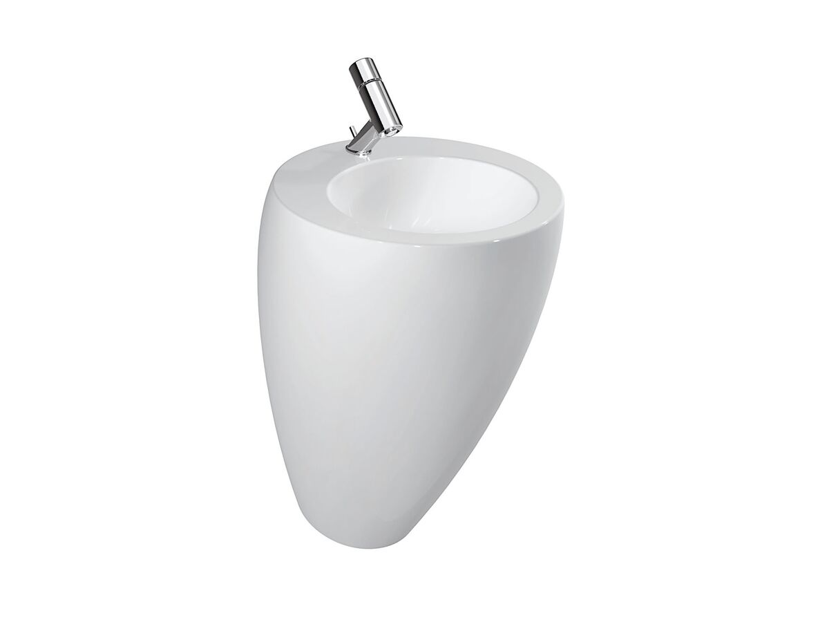 reece LAUFEN Alessi One Wall Basin/Pedestal 520 x 530 1 Taphole White