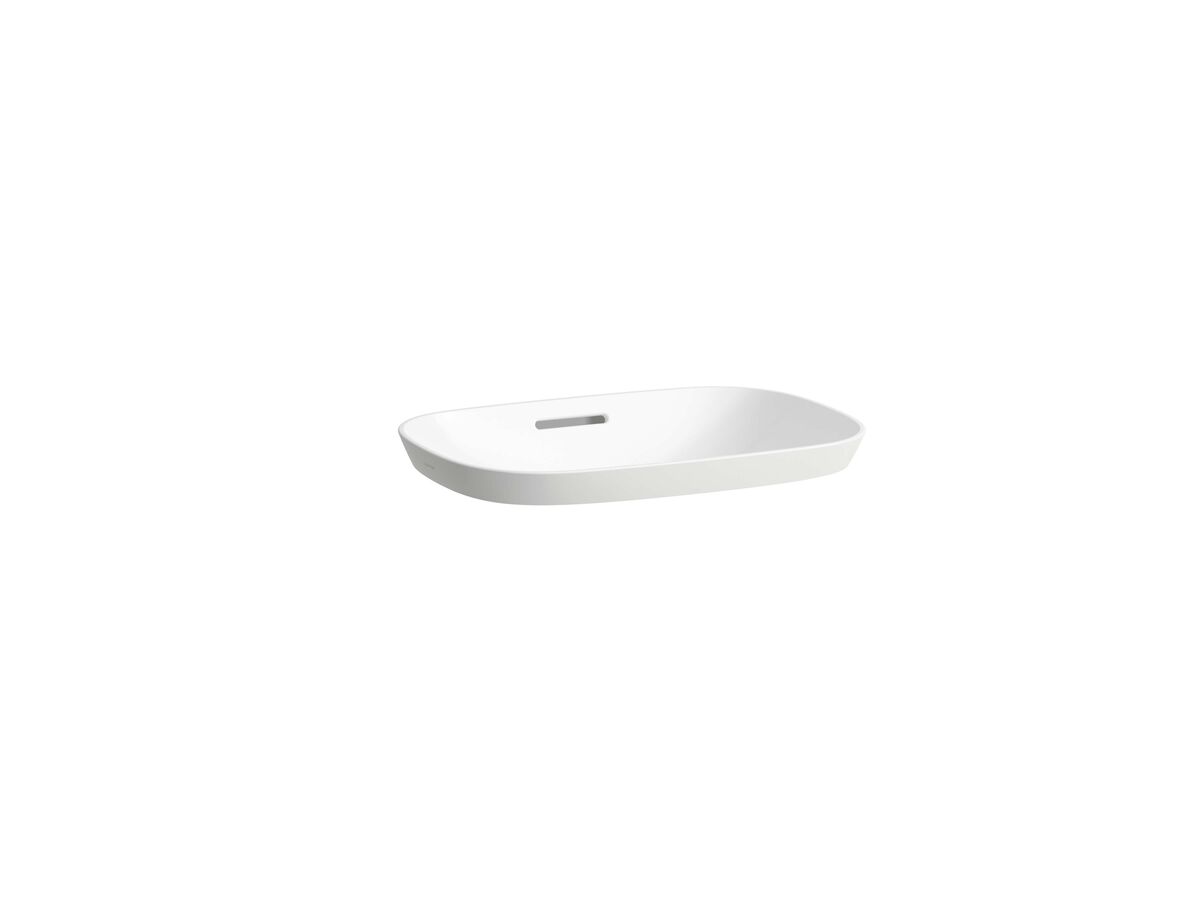 reece LAUFEN Ino Semi Inset Basin with Overflow No Taphole 500mm White