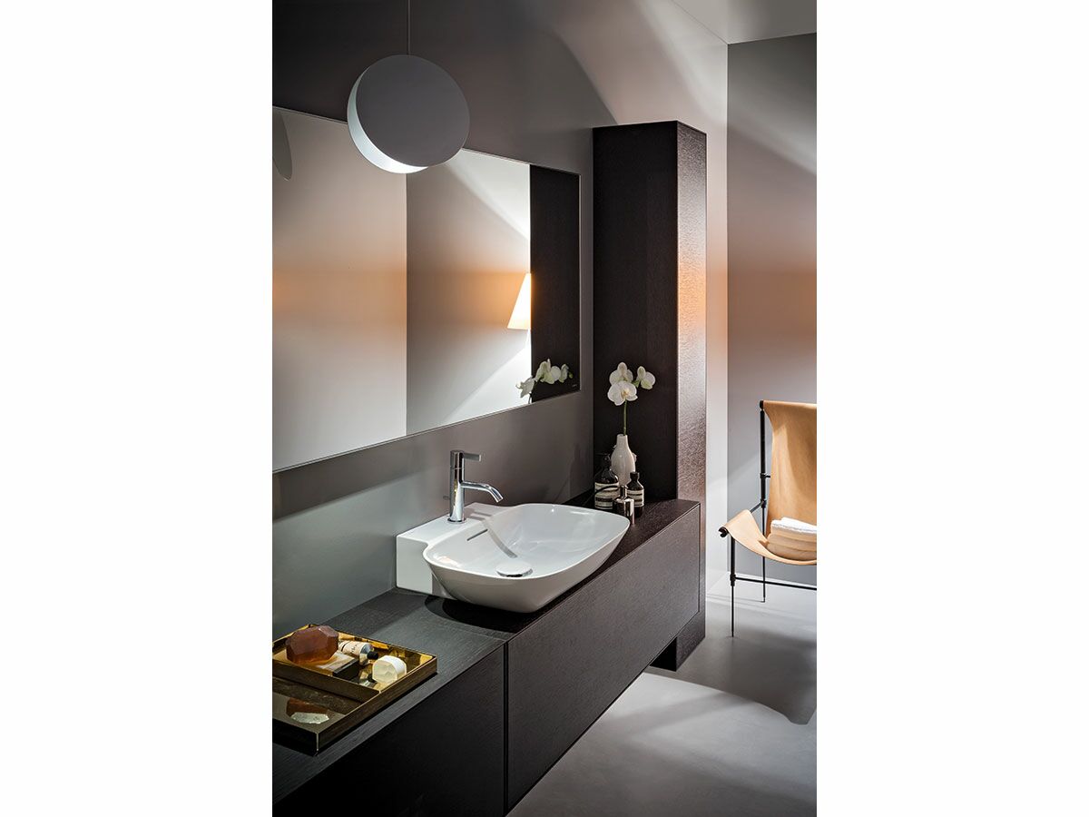 Reece LAUFEN Ino Wall Basin With Fixing Bolts With Overflow 1 Taphole 560mm White