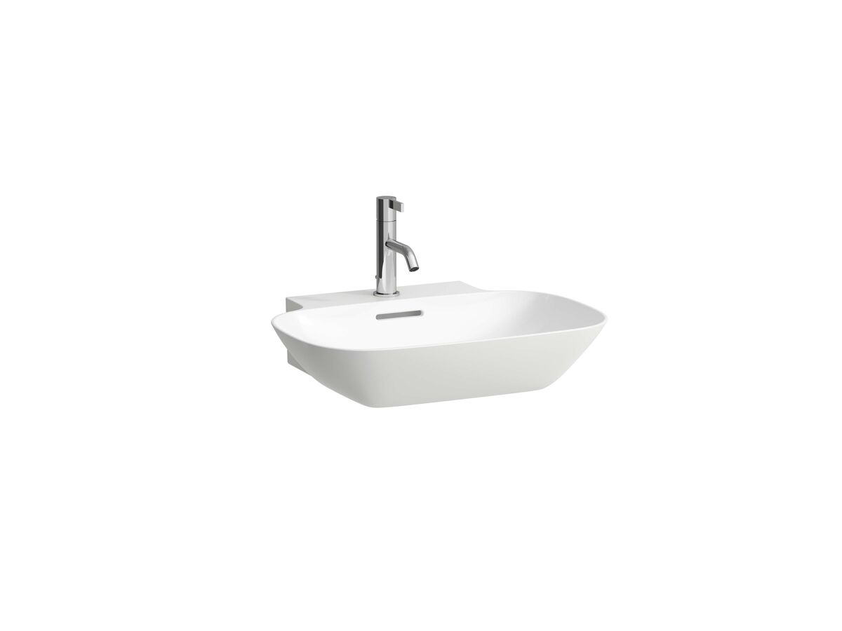 reece LAUFEN Ino Wall Basin with Fixing Bolts with Overflow 1 Taphole 560mm White