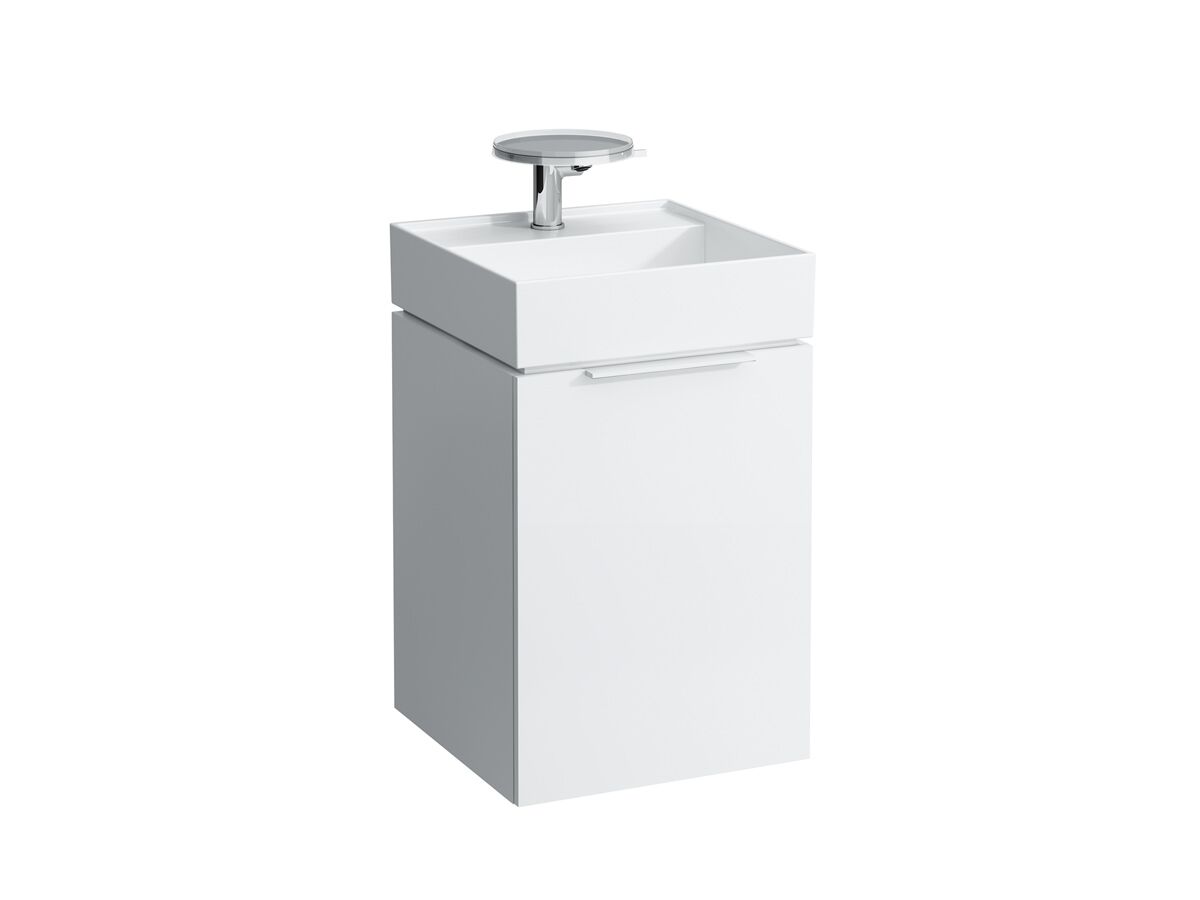 reece LAUFEN Kartell 455mm Wall Hung Vanity Unit 1 Drawer 1 Taphole White