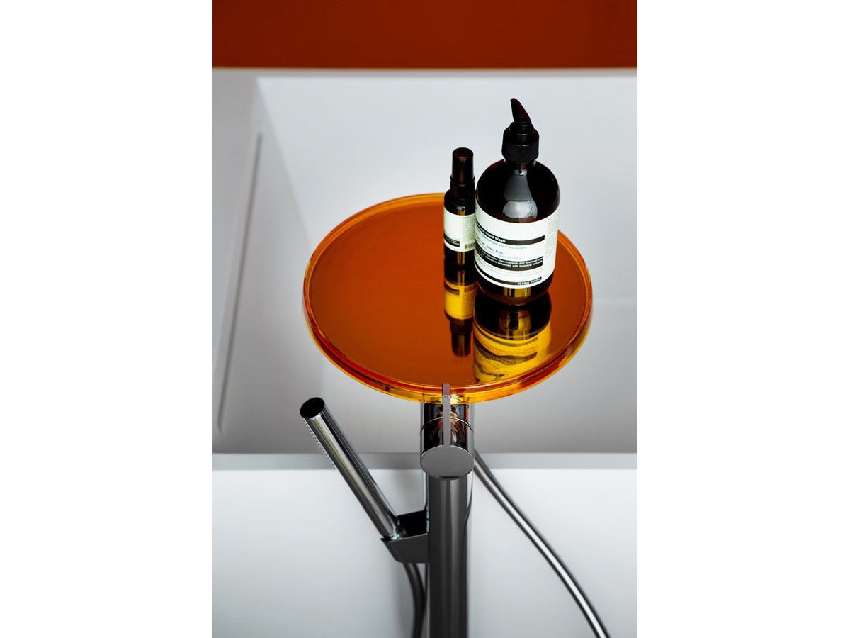 Reece LAUFEN Kartell Disc Bath Column Mixer (Less Installation Technical Bloc) With Handshower Chrome (3 Star)