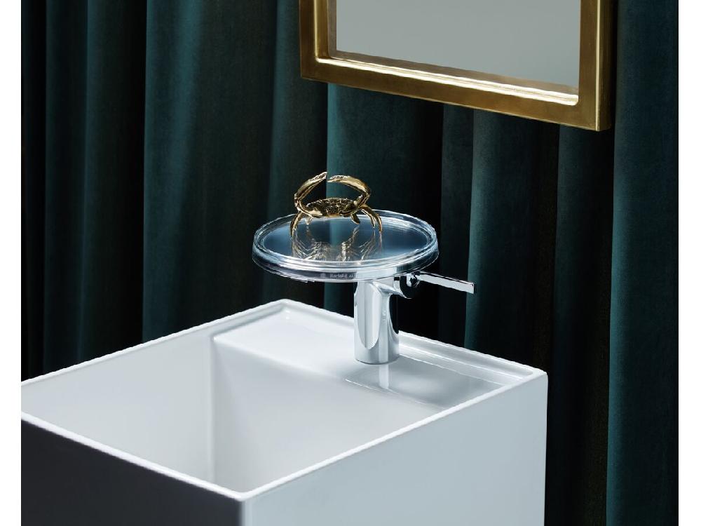 Reece LAUFEN Kartell Freestanding Basin/Pedestal With Overflow 375 X 435 X 900mm 1 Taphole White