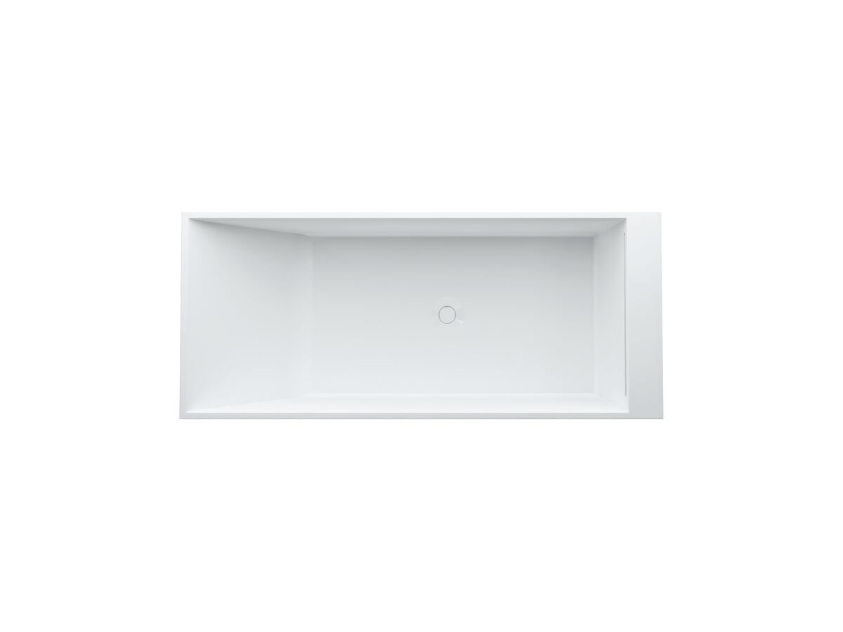 Reece LAUFEN Kartell Freestanding Bath Solid Surface 1760mm X 760mm Sentec White