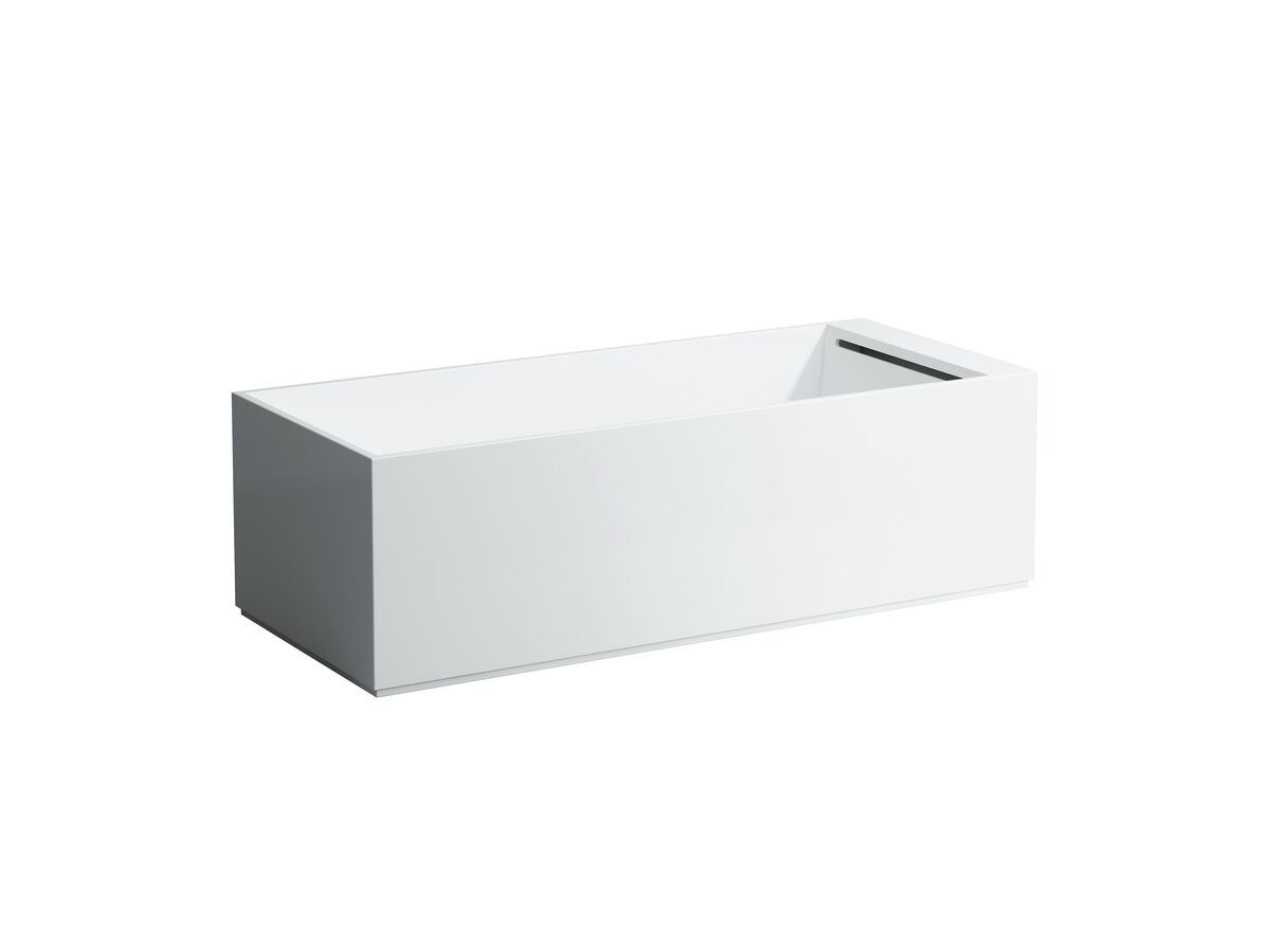 reece LAUFEN Kartell Freestanding Bath Solid Surface 1760mm x 760mm Sentec White