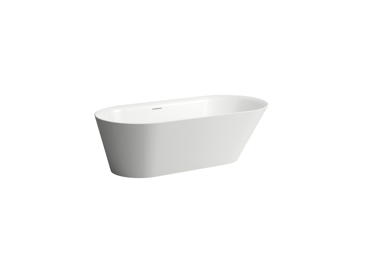 Reece LAUFEN Kartell Freestanding Bath With Overflow 1715 X 815 Sentec White