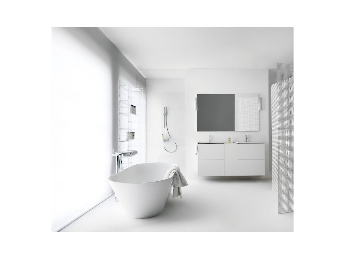 Reece LAUFEN Kartell Freestanding Bath With Overflow 1715 X 815 Sentec White