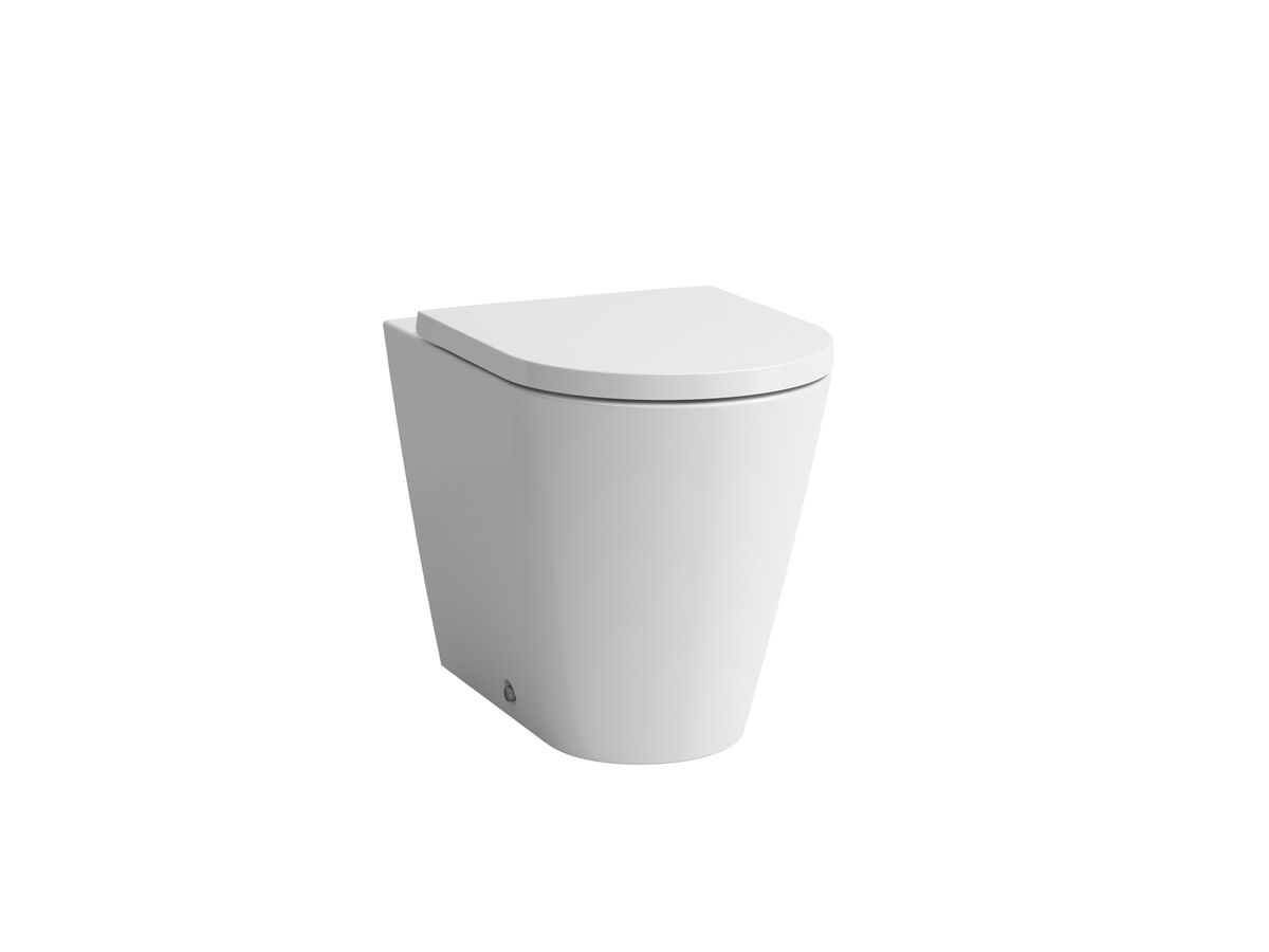 reece LAUFEN Kartell Rimless Back to Wall Pan and Soft Close Seat White (4 Star)
