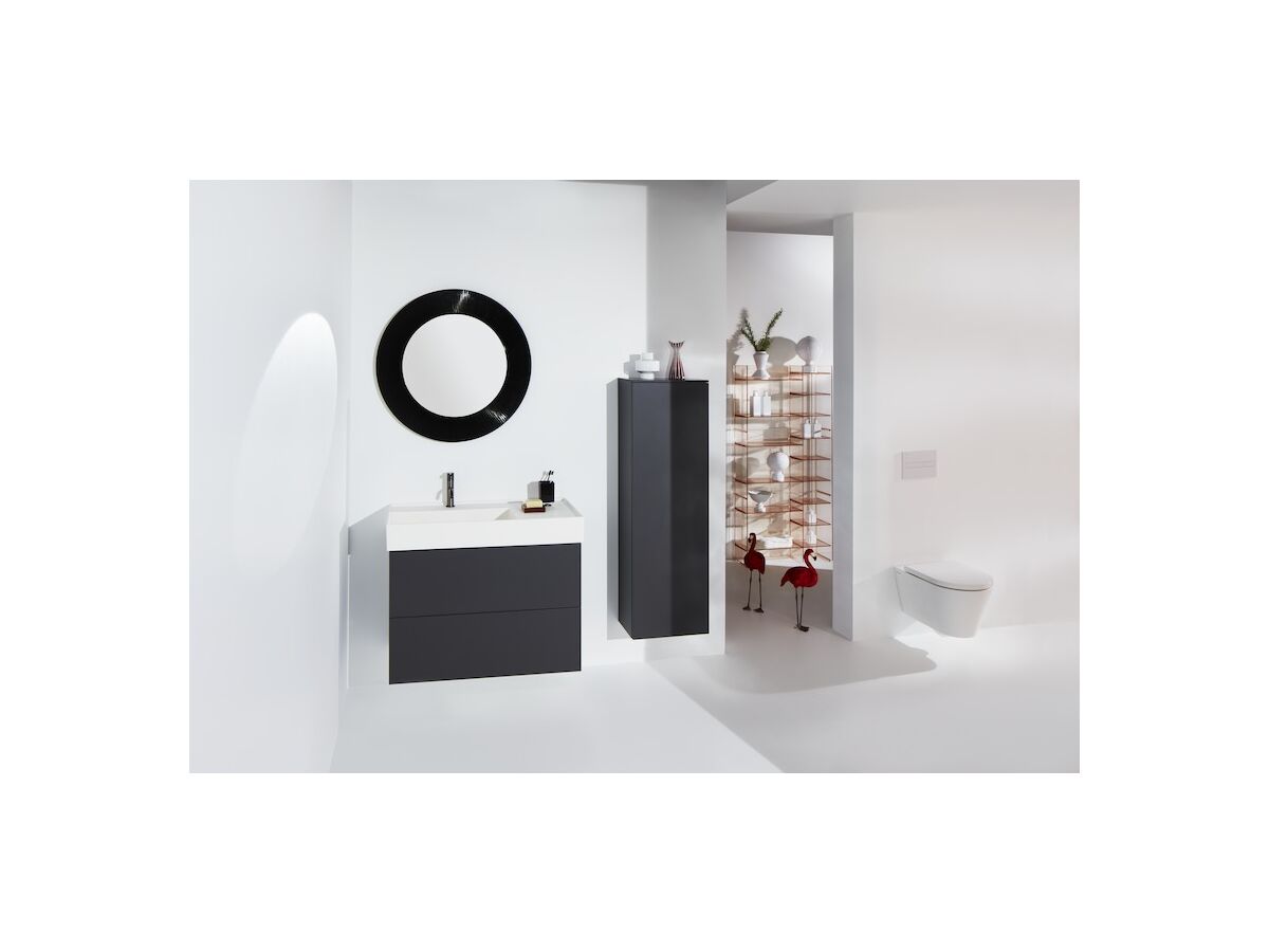 Reece LAUFEN Kartell Rimless Wall Hung Pan And Soft Close Seat White (4 Star)