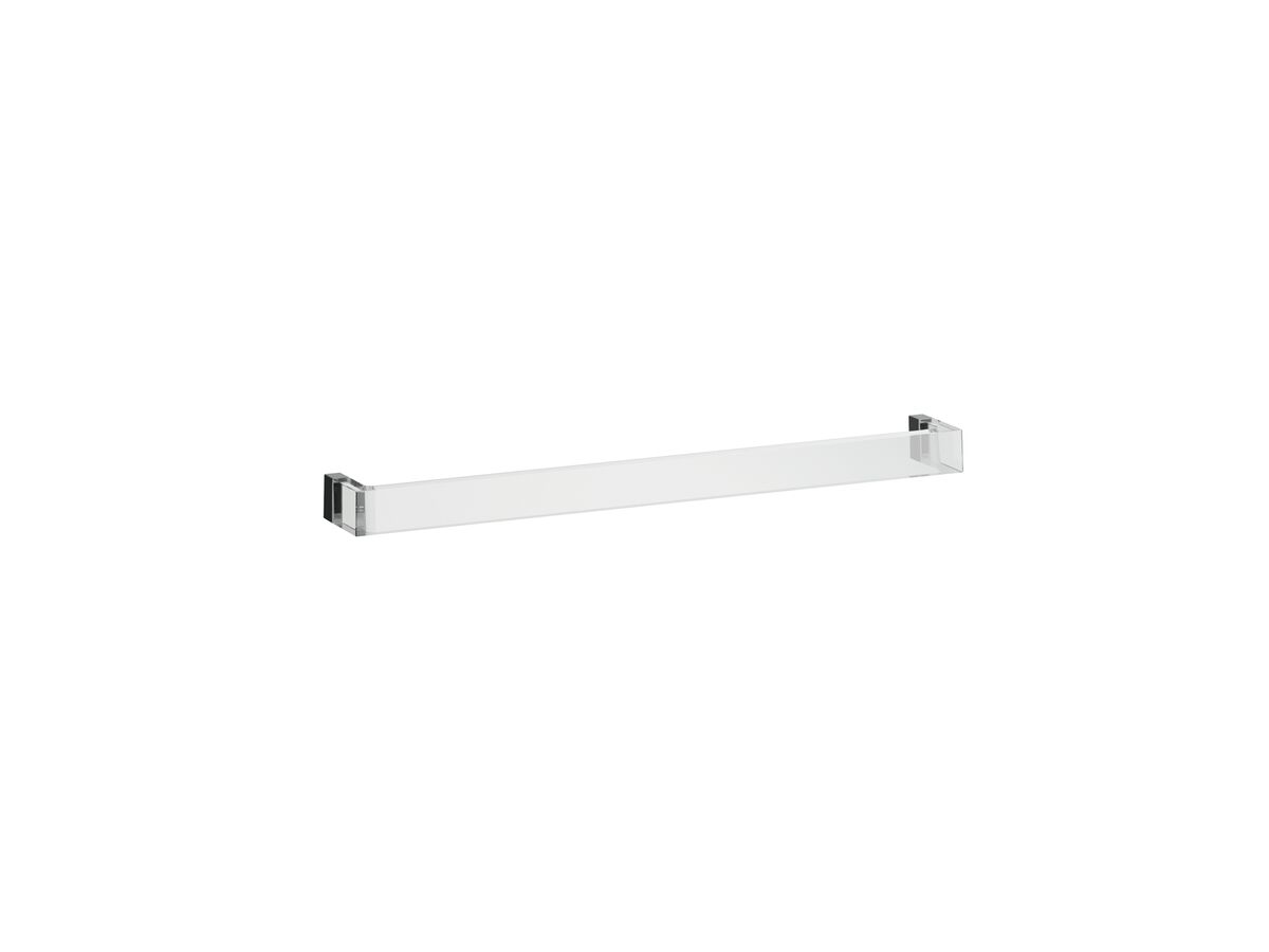 Reece LAUFEN Kartell Towel Rail 600mm X 75mm X 40mm Transparent Crystal