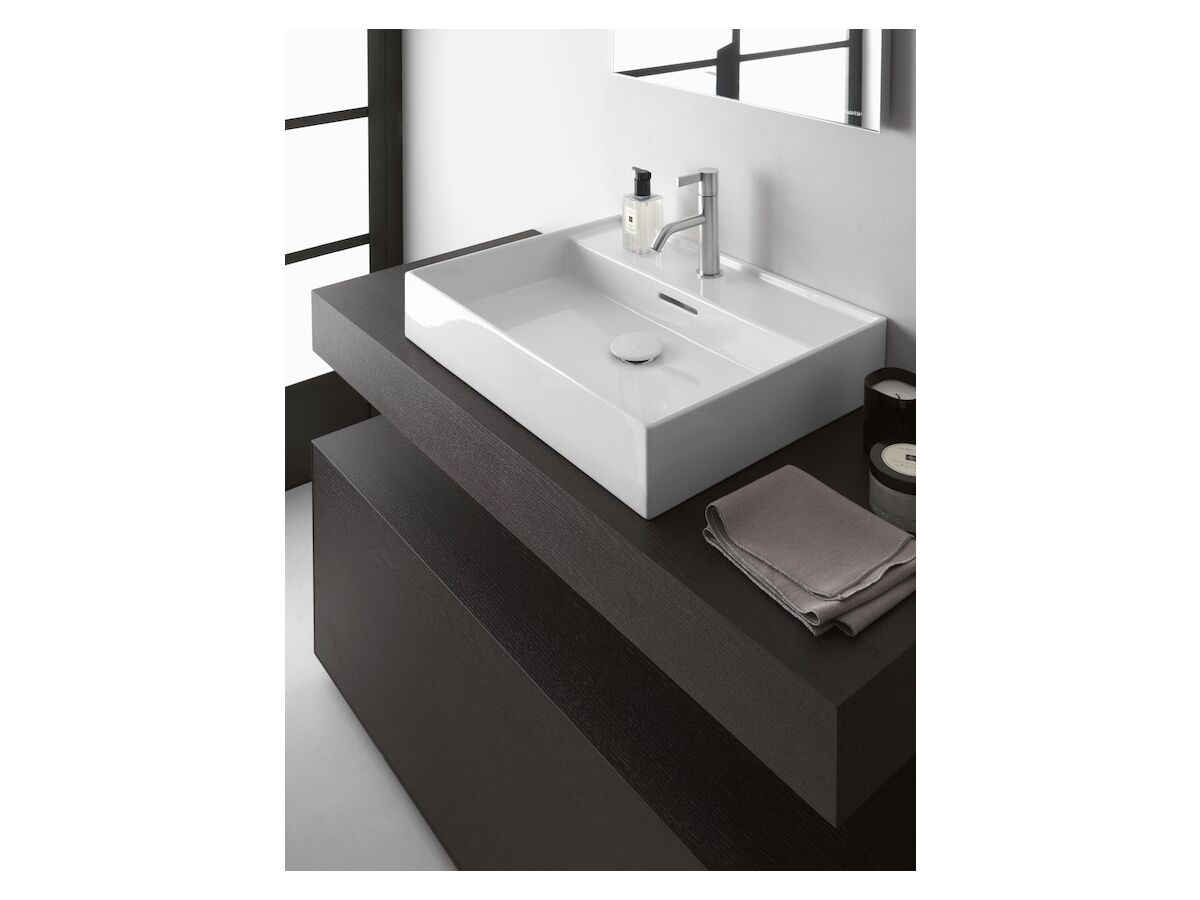 Reece LAUFEN Kartell Wall/Counter Basin 1 Tap Hole With Overflow 500x460 With Fixing Bolts