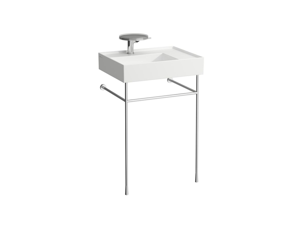 Reece LAUFEN Kartell Wall/Counter Basin Left Hand Basin 1 Taphole 600x460 With Fixing Bolts White