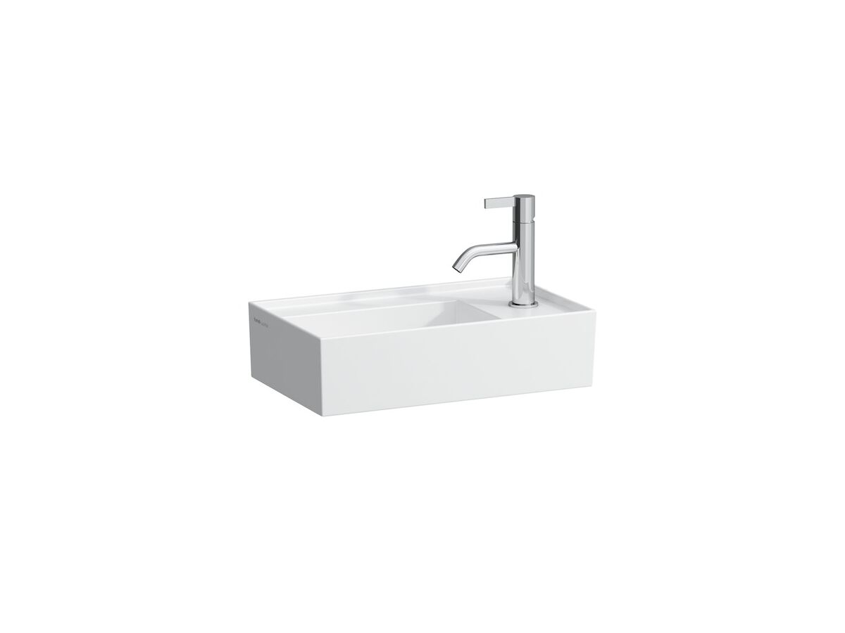 Reece LAUFEN Kartell Wall/Counter Basin Only Left Hand Basin 1 Tap Hole 460x280 White