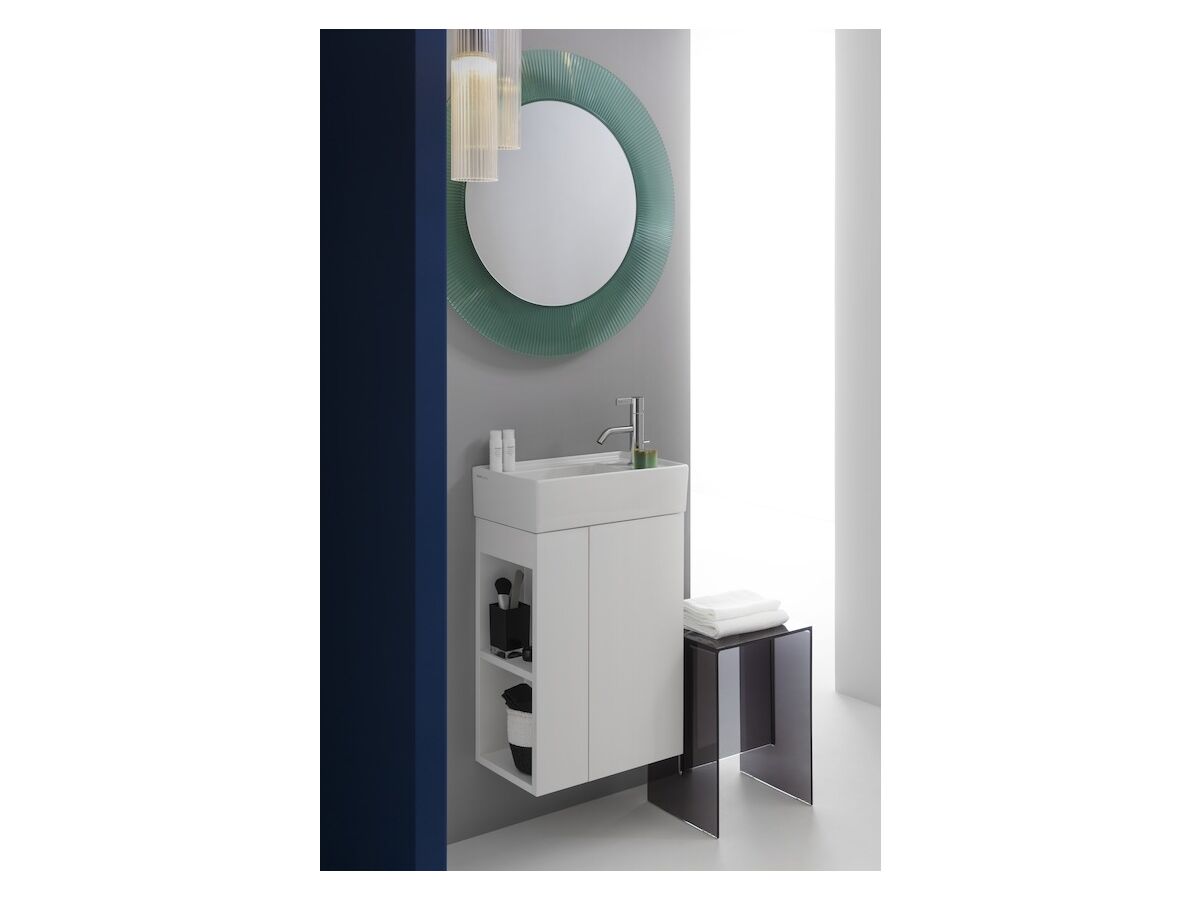 Reece LAUFEN Kartell Wall/Counter Basin Only Left Hand Basin 1 Tap Hole 460x280 White