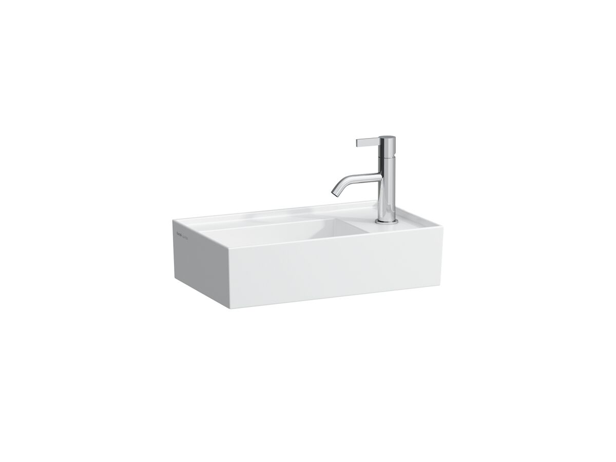 reece LAUFEN Kartell Wall/Counter Basin Only Left Hand Basin 1 Tap Hole 460x280 White