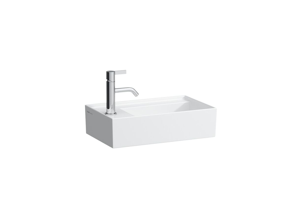 Reece LAUFEN Kartell Wall/Counter Basin Only Right Hand Basin 1 Tap Hole 460x280 White