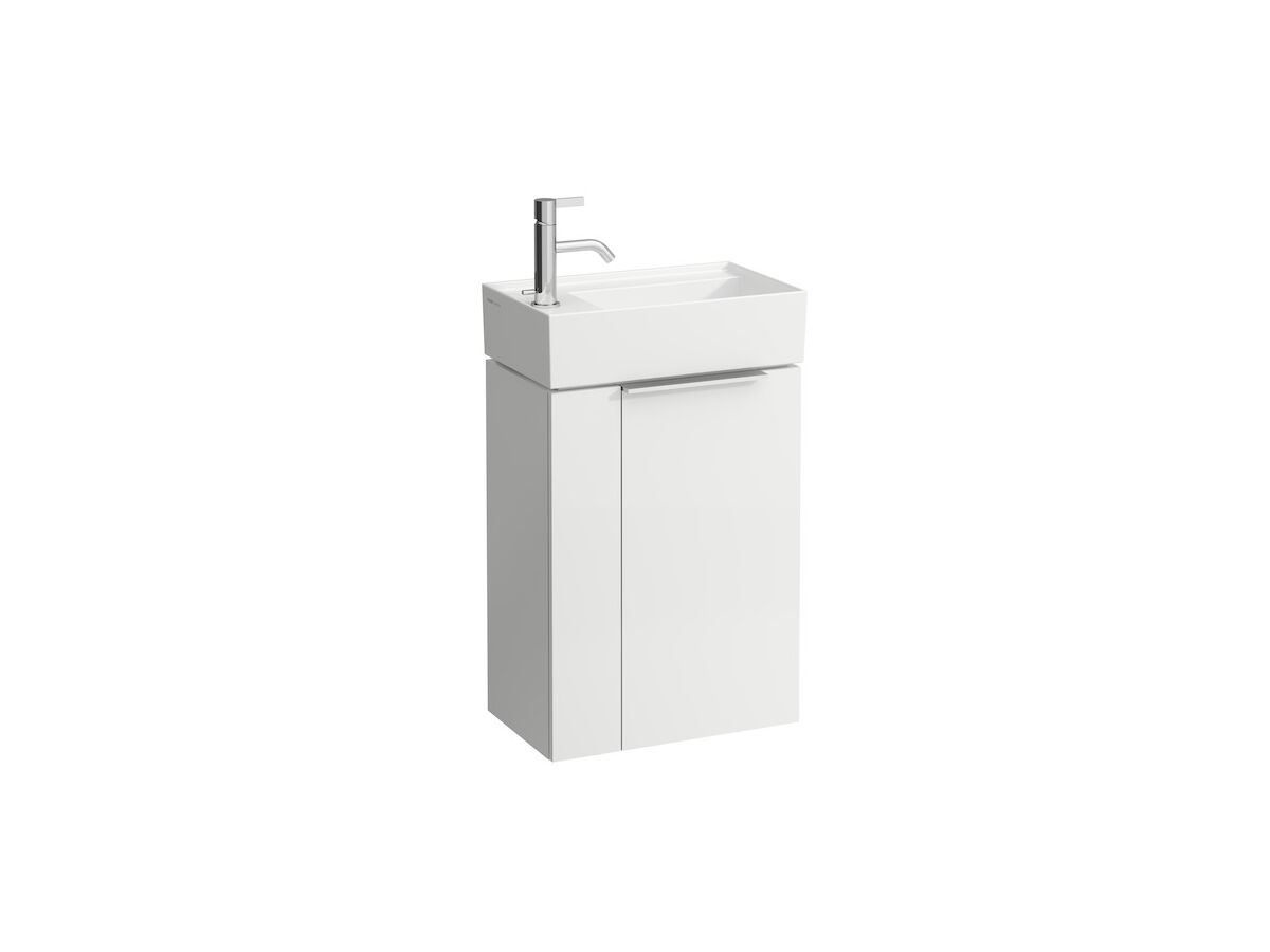 Reece LAUFEN Kartell Wall/Counter Basin Right Hand Basin 1 Taphole 460x280 With Fixing Bolts White
