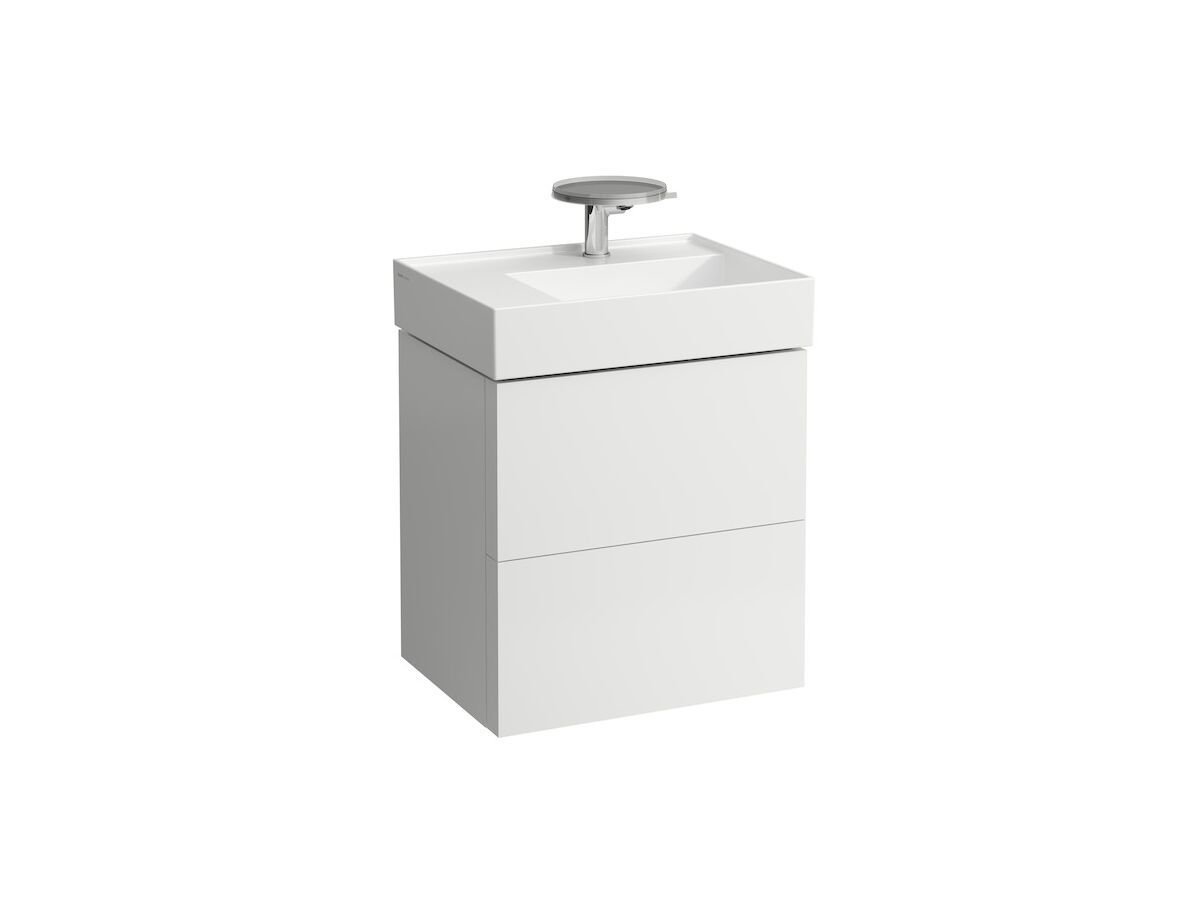 Reece LAUFEN Kartell Wall/Counter Basin Right Hand Basin 1 Taphole 600x460 With Fixing Bolts