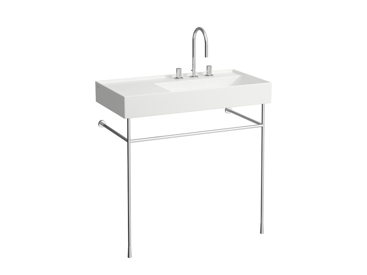 Reece LAUFEN Kartell Wall/Counter Left Hand Basin Only 1 Taphole 900x460 White