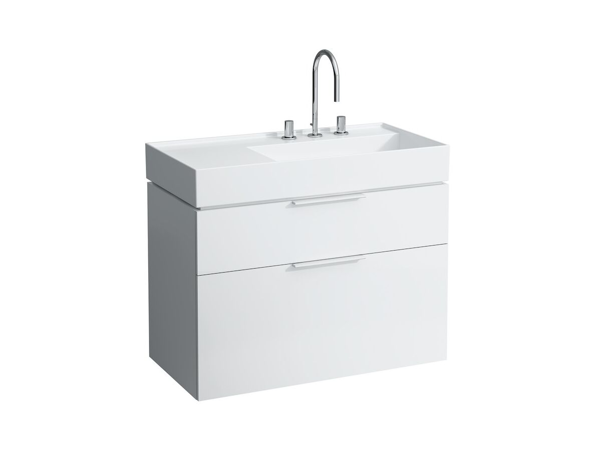 Reece LAUFEN Kartell Wall/Counter Right Hand Basin Only 1 Taphole 900x460 White