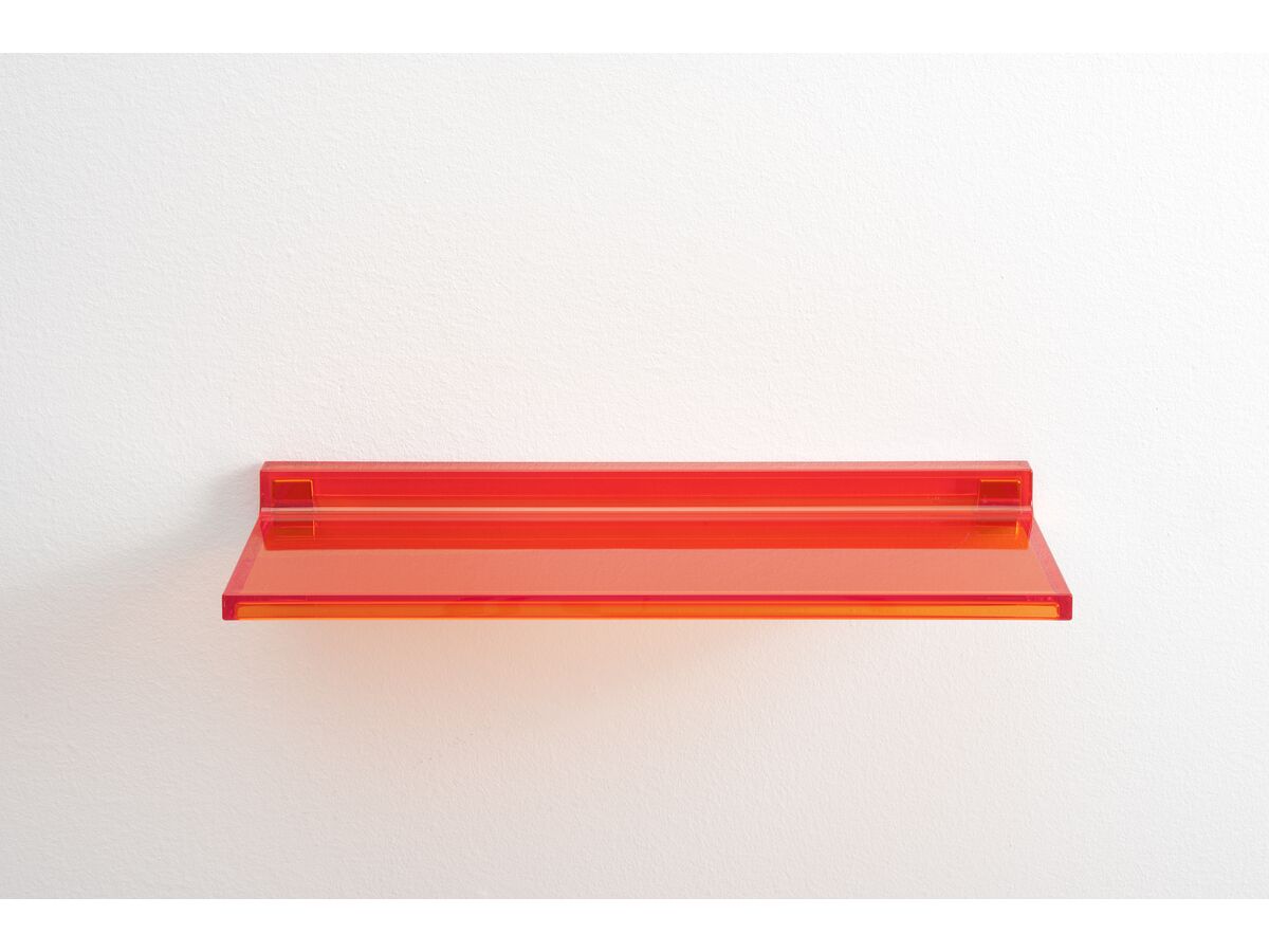 Reece LAUFEN Kartell Wall Mounted Shelf 450mm X 155mm X 40mm Tangerine Orange