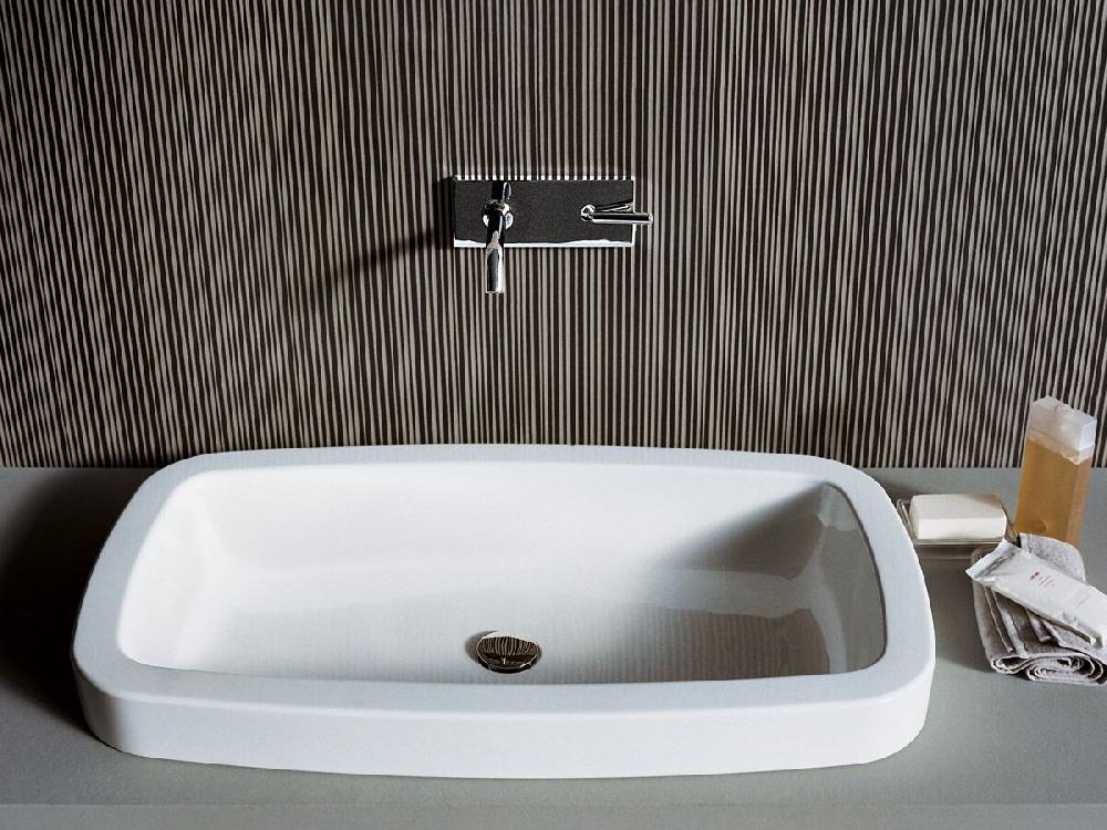Reece LAUFEN Palomba Drop-In Basin 850x500mm No Taphole White