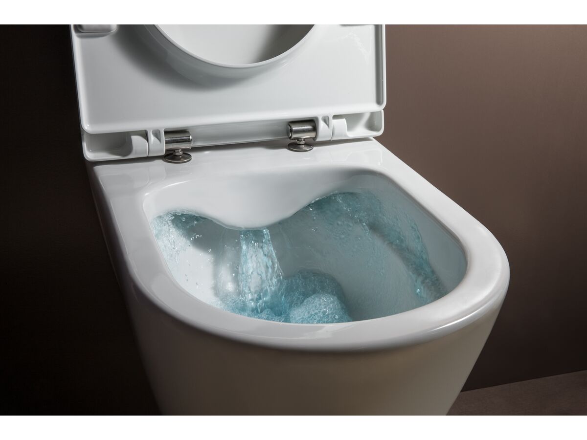Reece LAUFEN Pro A Rimless Back To Wall Pan And Soft Close Seat White (4 Star)
