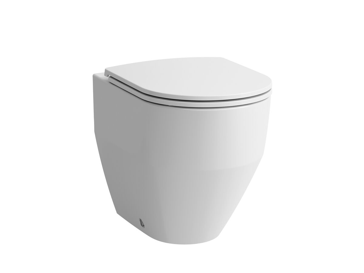 reece LAUFEN Pro A Rimless Back to Wall Pan & Slim Soft Close Quick Release Seat (4 Star)
