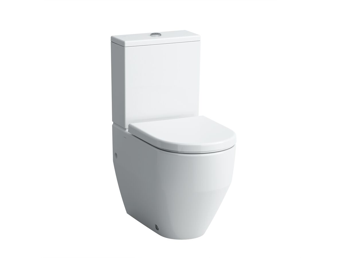 reece LAUFEN Pro A Rimless Close Coupled Back to Wall Toilet Suite Back Inlet with Soft Close Seat White (4 Star) reece LAUFEN Pro A Rimless Close Coupled Back to Wall Toilet Suite Back Inlet with Soft Close Seat White (4 Star)
