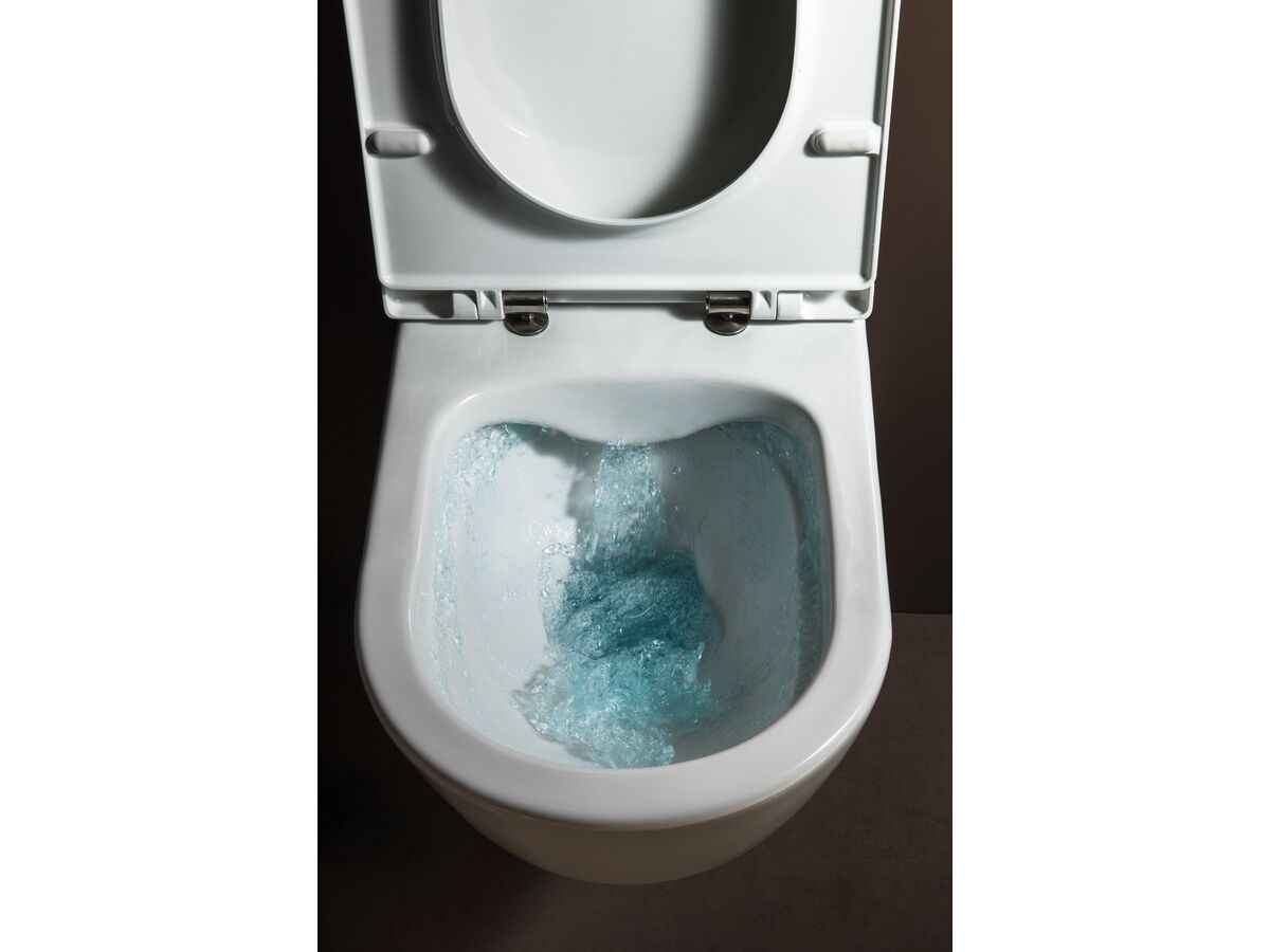 Reece LAUFEN Pro A Rimless Wall Hung Pan And Soft Close Seat White (4 Star)