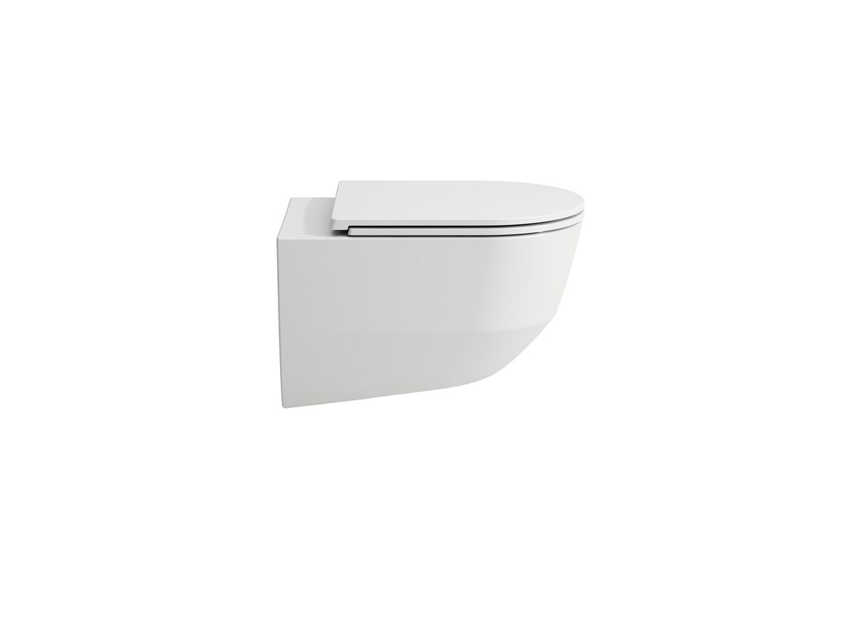 Reece LAUFEN Pro A Rimless Wall Hung Pan & Slim Soft Close Quick Release Seat (4 Star)