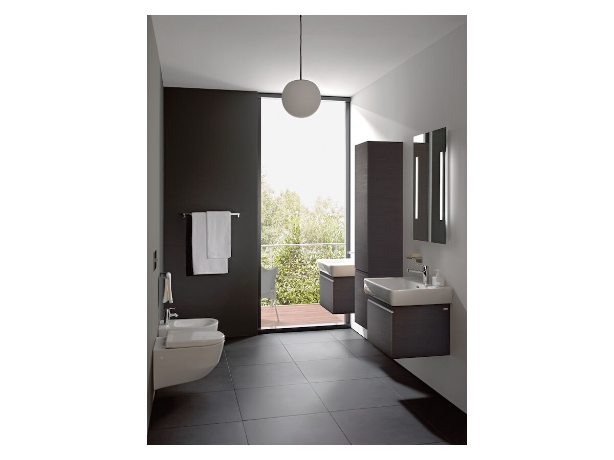 Reece LAUFEN Pro A Wall/Counter Basin 1 Taphole With Overflow 600x480 With Fixing Bolts White