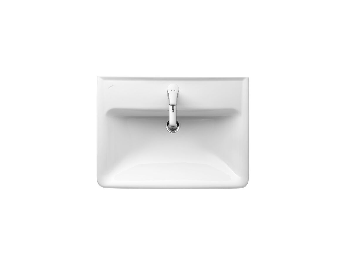 Reece LAUFEN Pro A Wall/Counter Basin 1 Taphole With Overflow 650x480 With Fixing Bolts White
