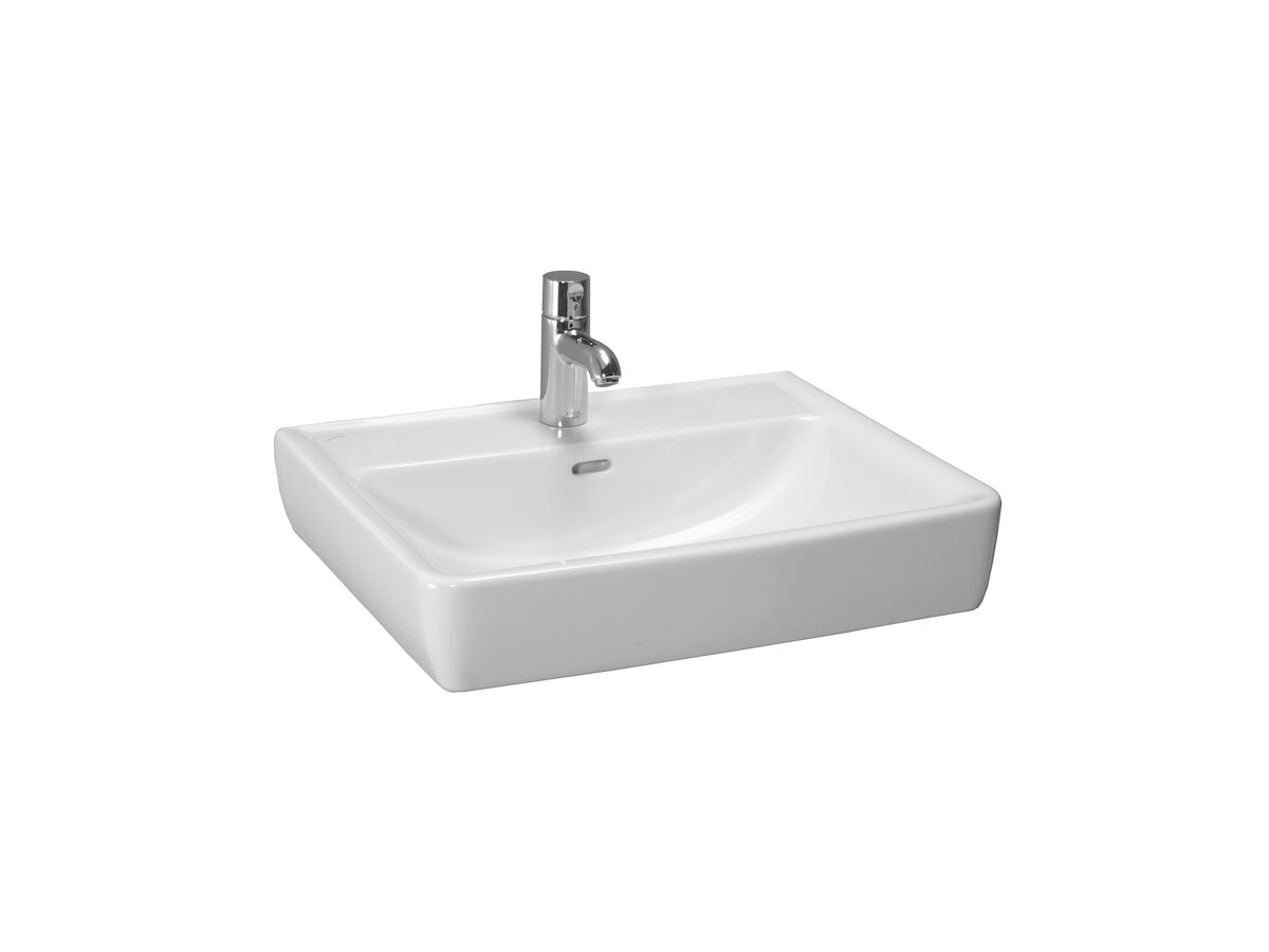 reece LAUFEN Pro A Wall/Counter Basin 1 Taphole with Overflow 600x480 with Fixing Bolts White reece LAUFEN Pro A Wall/Counter Basin 1 Taphole with Overflow 600x480 with Fixing Bolts White