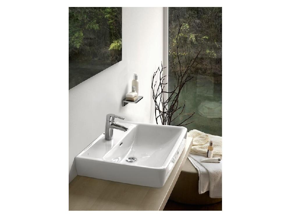 Reece LAUFEN Pro A Wall/Counter Basin Only 1 Taphole With Overflow 600x480 White