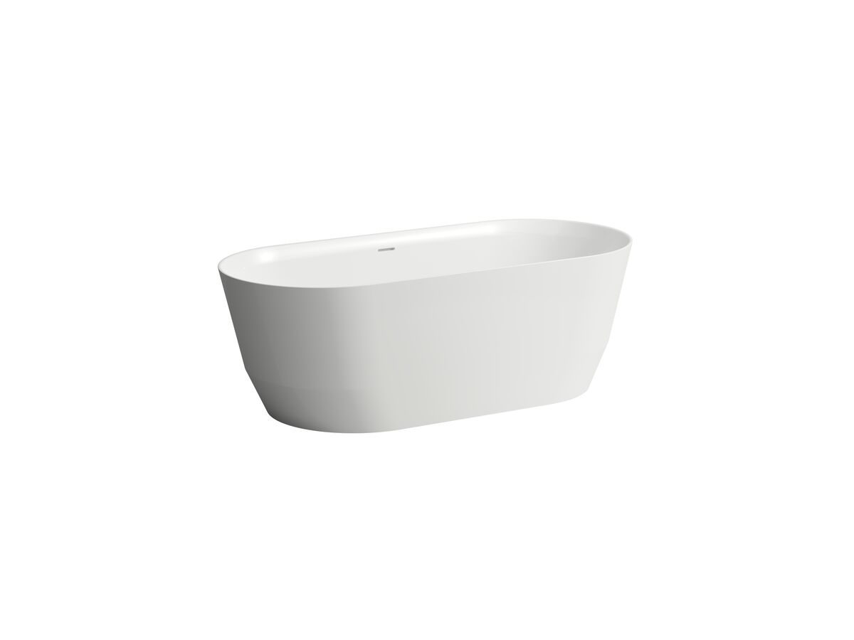 reece LAUFEN Pro Freestanding Bath with Overflow 1650x750 White