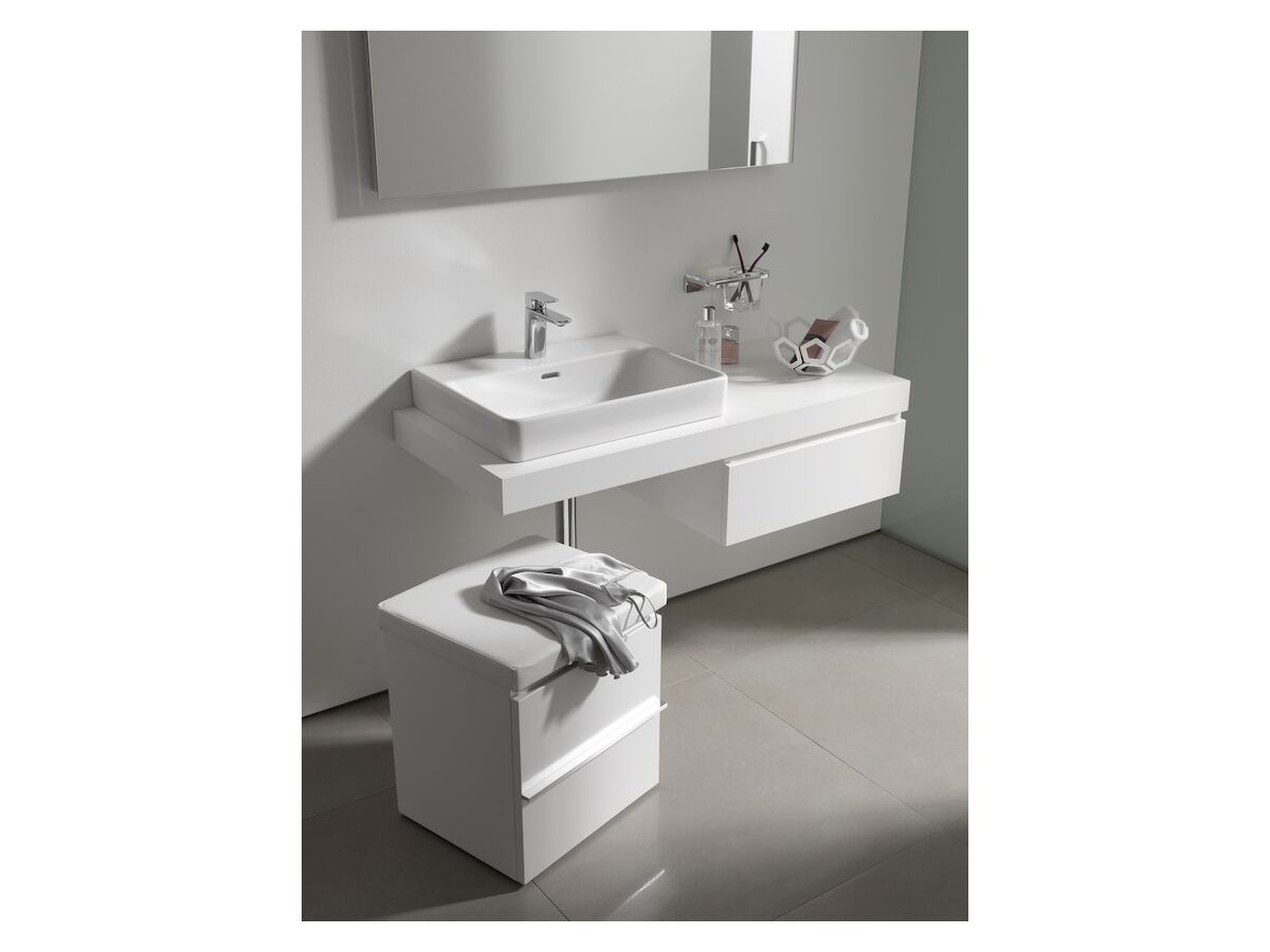 Reece LAUFEN Pro S 550mm X 465mm Wall /Counter Basin Only 1 Tap Hole White
