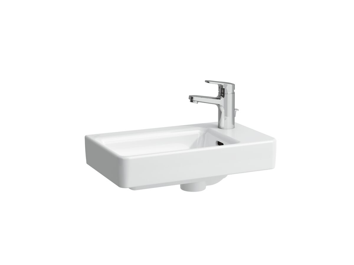 reece LAUFEN Pro S Wall/Counter Basin Left Hand Basin 1 Taphole with Overflow 480x280 with Fixing Bolts White reece LAUFEN Pro S Wall/Counter Basin Left Hand Basin 1 Taphole with Overflow 480x280 with Fixing Bolts White