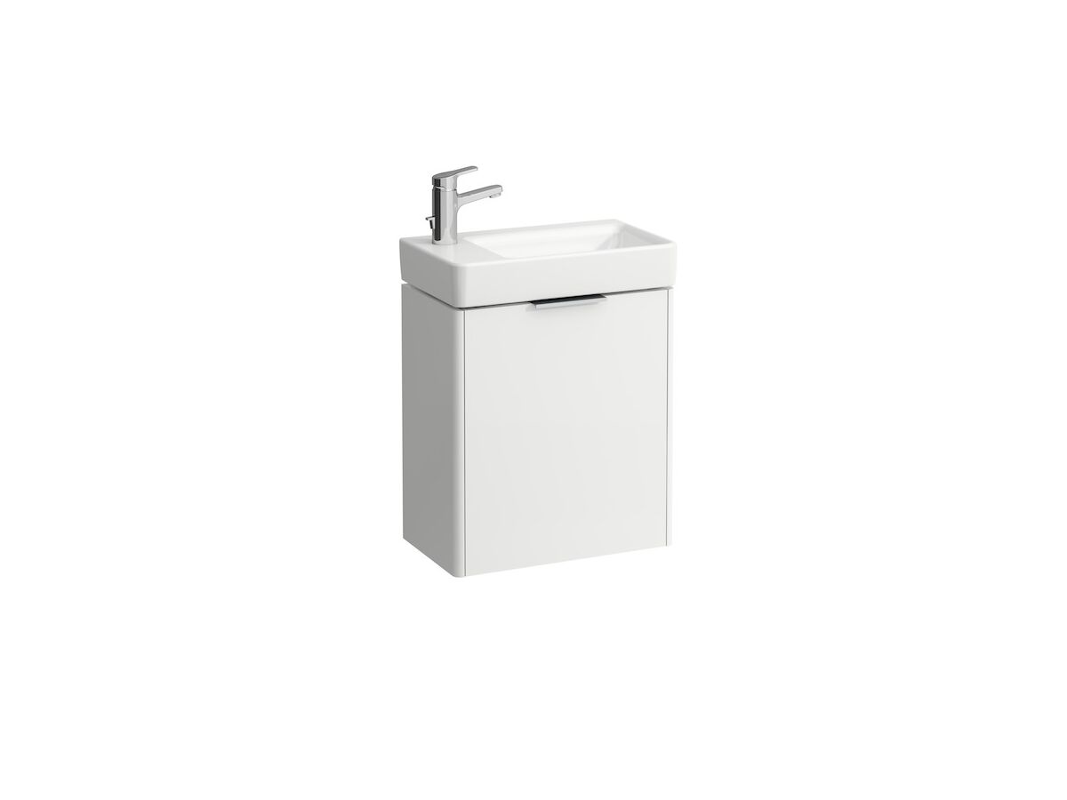 Reece LAUFEN Pro S Wall/Counter Basin Right Hand Basin 1 Taphole With Overflow 480x280 With Fixing Bolts White