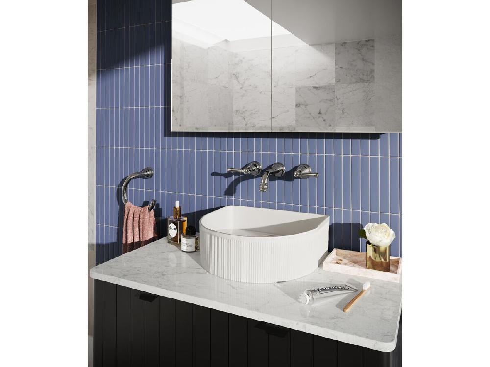 Reece LAUFEN Sonar Textured Above Counter Basin 340mm X 340mm White