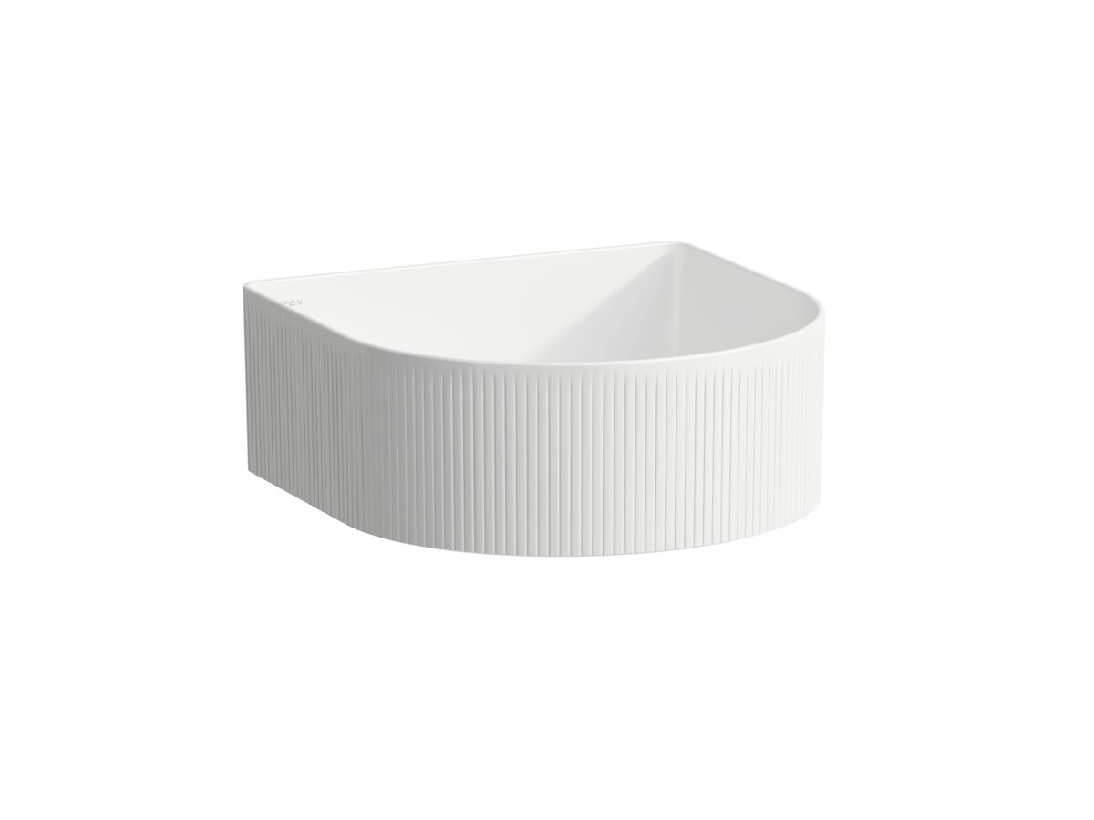 reece LAUFEN Sonar Textured Above Counter Basin 340mm x 340mm White